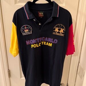 La Martina - Monte Carlo Polo Team Men's Shirt - Rare